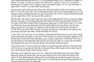 Chỉ thị 15/2007/CT-UBND công tác đảm bảo trật tự an toàn giao thông Đồng Nai