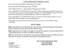 Quyết định 23/2007/QĐ-UBND Quy chế bảo vệ kết cấu hạ tầng giao thông đường bộ