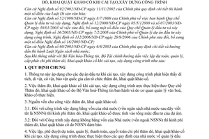 Thông tư 20/2007/TT-BTC hướng dẫn lập dự toán cấp phát quản lý sử dụng chi phí thăm dò khai quật khảo cổ cải tạo xây dựng công trình