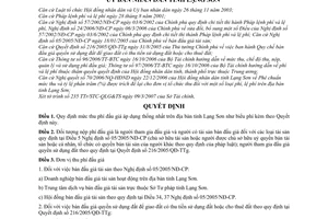 Quyết định 18/2007/QĐ-UBND mức thu chế độ thu nộp quản lý sử dụng phí