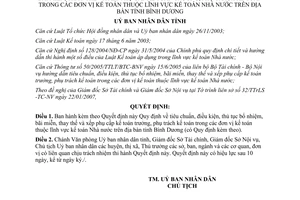 Quyết định 25/2007/QĐ-UBND bổ nhiệm bãi miễn kế toán trưởng Bình Dương