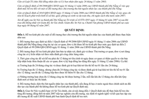 Quyết định 2035/QĐ-UBND năm 2007 chủ trương thu hút nguồn nhân lực