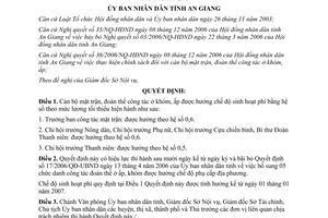 Quyết định 11/2007/QĐ-UBND thực hiện chính sách đối với cán bộ mặt trận đoàn thể