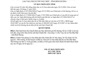 Quyết định 28/2007/QĐ-UBN Quy định đơn giá bồi thường, hỗ trợ về đất