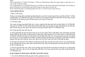 Thông tư 21/2007/TT-BTC hướng dẫn phương pháp tính toán chỉ tiêu nợ nước ngoài