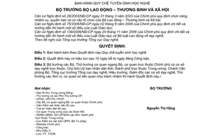 Quyết định 08/2007/QĐ-BLĐTBXH Quy chế tuyển sinh học nghề