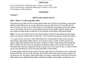 Nghị định 47/2007/NĐ-CP vai trò, trách nhiệm của xã hội trong phòng chống tham nhũng hướng dẫn luật phòng, chống tham nhũng