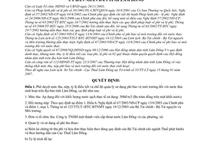 Quyết định 10/2007/QĐ-UBND  mức thu nộp, tỷ lệ điều tiết  chế độ quản lý sử dụng phí bảo vệ môi trường nước thải sinh hoạt