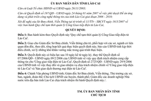 Quyết định 12/2007/QĐ-UBND Quy chế tạm thời quản lý Cổng Giao tiếp điện tử