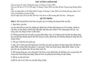 Quyết định 369/QĐ-TTg phê duyệt Đề án Giải báo chí quốc gia