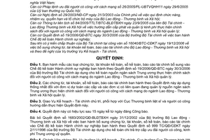 Quyết định 09/2007/QĐ-BLĐTBXH chứng từ tài khoản sổ kế toán báo cáo tài chính Chế độ kế toán Hành chính sự nghiệp hướng dẫn 19/2006/QĐ-BLĐTBXH