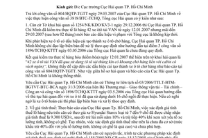 Công văn  1949/TCHQ-GSQL  thủ tục hải quan  xe ô tô đã qua sử dụng nhập khẩu