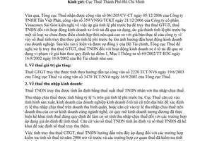 Công văn  1383/TCT-DNK  truy thu thuế  kinh doanh xe ô tô tải cũ ghi giá bán thấp