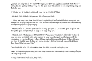 Công văn 2092/TCHQ-GSQL thủ tục hủy tờ khai