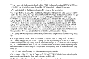 Công văn  5506/BTC-CST  giải đáp chính sách thuế thu nhập doanh nghiệp.