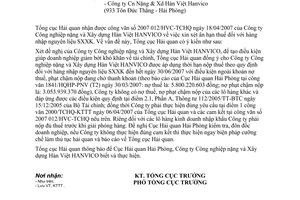 Công văn  2342/TCHQ-KTTT ân hạn thuế hàng nhập nguyên liệu sản xuất xuất khẩu.