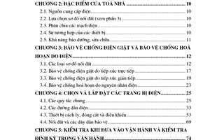 Tiêu chuẩn xây dựng Việt Nam TCXDVN 394: 2007 về thiết kế lắp đặt trang thiết bị điện trong các công trình xây dựng – Phần an toàn điện do Bộ Xây dựng ban hành