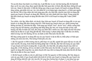 Chỉ thị 09/2007/CT-TTg tăng cường quản lý sử dụng đất quy hoạch dự án đầu tư