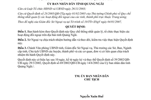 Quyết định 09/2007/QĐ-UBND Quy chế thống nhất quản lý, tổ chức thực hiện