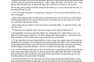 Chỉ thị 20/CT-UBND 2007 phòng chống dịch bệnh Thừa Thiên Huế