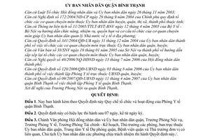 Quyết định 13/2007/QĐ-UBND quy chế tổ chức hoạt động phòng y tế quận Bình Thạnh