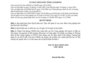 Quyết định 17/2007/QĐ-UBND Quy chế quản lý cụm, điểm công nghiệp