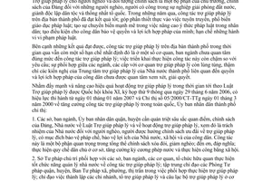 Chỉ thị 05/2007/CT-UBND tăng cường công tác trợ giúp pháp lý Cần Thơ