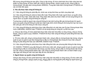 Thông tư 38/2007/TT-BTC hướng dẫn công bố thông tin thị trường chứng khoán