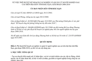 Quyết định 640/QĐ-UBND 2007 kế hoạch cai nghiện quản lý người nghiện sau cai Bắc Kạn 2006 2010