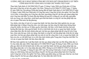 Chỉ thị 06/2007/CT-UBND nâng cao hoạt động công bố văn bản trên công báo Bến Tre