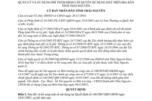 Quyết định 761/2007/QĐ-UBND sửa đổi Quyết định 140/2007/QĐ-UBND về Phí thẩm định