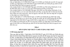 Thông tư 42/2007/TT-BTC thi hành Pháp lệnh Thuế tài nguyên hướng dẫn thi hành Nghị định 68/1998/NĐ-CP
