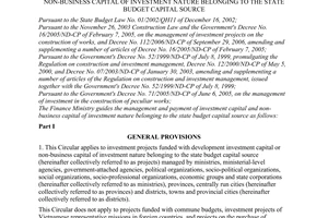 Decision No. 27/2007/QD-BTC of April 03, 2007, guiding the management and paymen