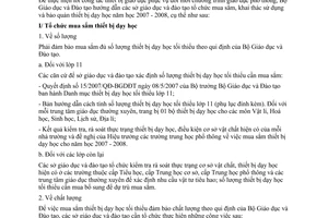 Công văn 4708/BGDĐT-KHTC hướng dẫn tổ chức mua sắm, sử dụng thiết bị dạy học