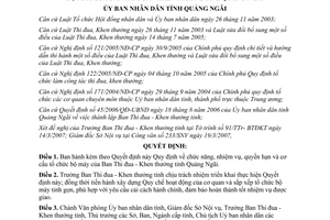Quyết định 13/2007/QĐ-UBND chức năng nhiệm vụ quyền hạn Ban Thi đua Khen thưởng