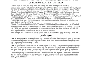 Quyết định 96/2007/QĐ-UBND Quy định phân cấp thẩm quyền quản lý tổ chức biên chế, cán bộ, viên chức đơn vị sự nghiệp công lập