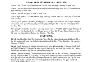 Quyết định 31/2007/QĐ-UBND Quy chế đấu giá quyền sử dụng đất để giao đất