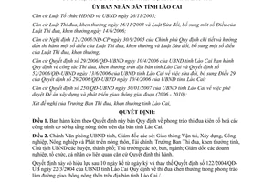 Quyết định 20/2007/QĐ-UBND về Quy định phong trào thi đua kiên cố hoá công trình