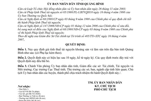 Quyết định 09/2007/QĐ-UBND giá tính thuế tài nguyên khoáng sản lâm sản