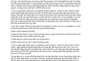 Chỉ thị 23/2007/CT-UBND sắp xếp xử lý nhà đất thuộc sở hữu nhà nước tỉnh Thừa Thiên Huế
