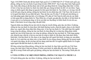 Chỉ thị 12/2007/CT-TTg tăng cường hoạt động phòng chống tác hại thuốc lá