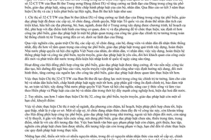 Thông báo 74/TB-TW kết luận của Ban Bí thư tiếp tục thực hiện Chỉ thị 32-CT/TW