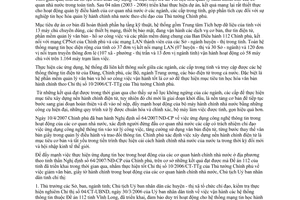 Chỉ thị 07/CT-UBND 2007 ứng dụng công nghệ thông tin cơ quan nhà nước Vĩnh Long