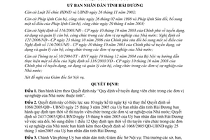 Quyết định 1789/2007/QĐ-UBND tuyển dụng viên chức trong đơn vị sự nghiệp Hải Dương