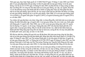 Chỉ thị 11/2007/CT-UBND công tác bảo đảm an toàn giao thông và trật tự đô thị Đà Nẵng