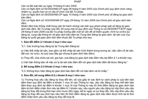 Thông tư 03/2007/TT-BTP hướng dẫn thẩm quyền trình tự thủ tục đăng ký cung cấp thông tin giao dịch bảo đảm sửa đổi 06/2006/TT-BTP