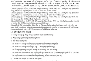 Thông tư liên tịch  49/2007/TTLT-BTC-BGDĐT hướng dẫn tạm thời  nội dung, mức chi, công tác quản lý tài chính thực hiện xây dựng ngân hàng trắc nghiệm