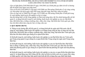 Thông tư 51/2007/TT-BTC hướng dẫn chế độ quản lý sử dụng kinh phí NSNN trang bị, nuôi dưỡng, huấn luyện chó nghiệp vụ cơ quan Kiểm lâm