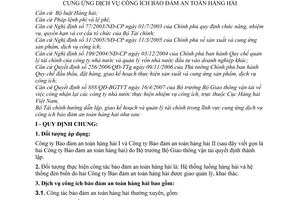 Thông tư 54/2007/TT-BTC hướng dẫn lập giao kế hoạch quản lý tài chính lĩnh vực cung ứng dịch vụ công ích an toàn hàng hải