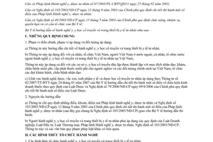 Thông tư 07/2007/TT-BYT hướng dẫn hành nghề y y học cổ truyền trang thiết bị y tế tư nhân